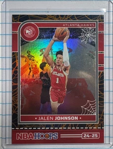 2024-25 Panini Haunted Hoops - Jalen Johnson, Jalen Johnson #228 Holo Webs - Picture 1 of 3