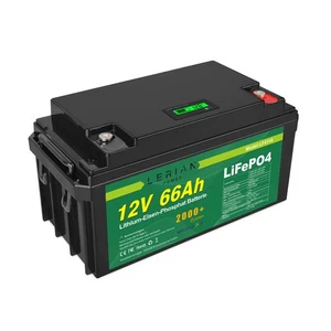 LiFePO4 Akku 12V 66Ah Lithium-Eisen-Phosphat Batterie für Camping Boot Solar  - Picture 1 of 9