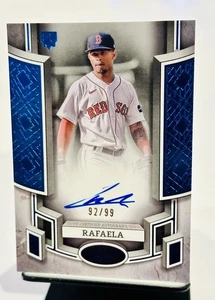 2024 Topps Tier One - Break Out Auto Ceddanne Rafaela /99 Boston Red Sox🔥 - Picture 1 of 2