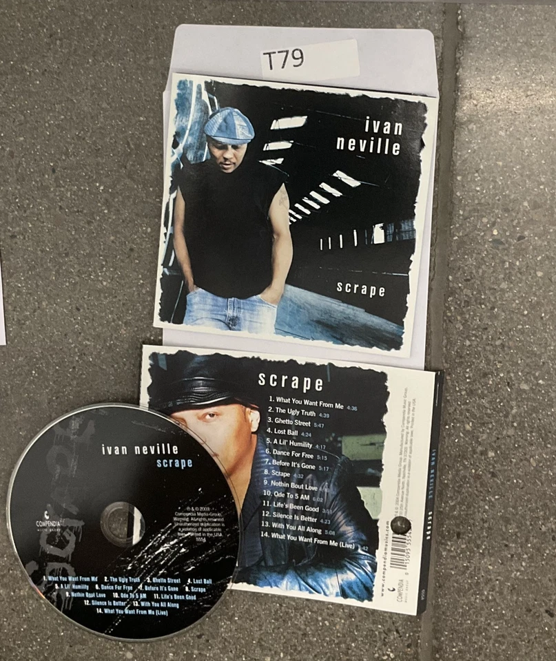 Ivan Neville – Scrape (CD, 2004) No Case #T79 - Image 1 of 1