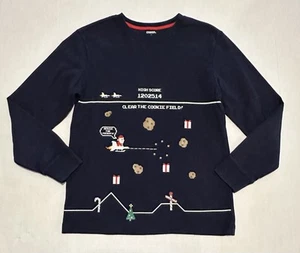 Gymboree Santa Video Game Applique' Christmas Tee 10 EUC - Picture 1 of 4