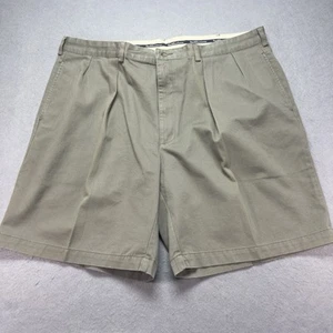 Polo Ralph Lauren Shorts Adult 42x9 Green Chino Pleaded Walking Casua Mens - Picture 1 of 8