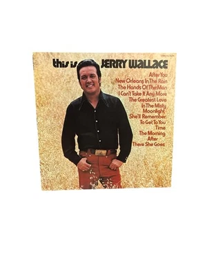 this is JERRY WALLACE vinyl LP ALBUM 1971 DECCA RECORDS - Image 1 of 4