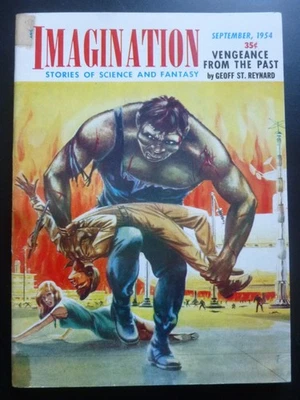 US SF Mag – IMAGINATION No. 34, September 1954 – Daniel F. Galouye - image 1 of 4