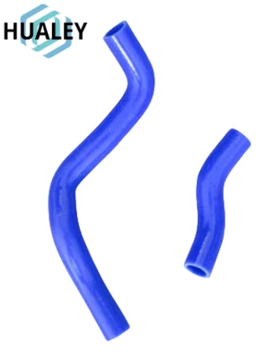 Mangueira de radiador de silicone azul compatível com 1997 1998 1999 Honda CR250R  - Imagem 1 de 3