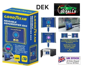 Goodyear 1KG Deshumidificador Coche Bolsa Extra Grande Indicador de Color Hogar Habitación Furgoneta - Imagen 1 de 8