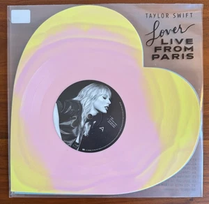 Taylor Swift Lover Live From Paris Heart Shaped Vinyl Factory Sealed Brand New - Picture 1 of 2