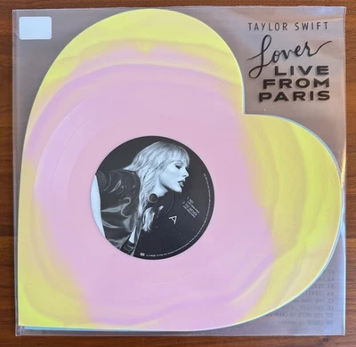 Taylor Swift Lover Live From Paris Heart Shaped Vinyl Factory Sealed Brand New - Image 1 of 2