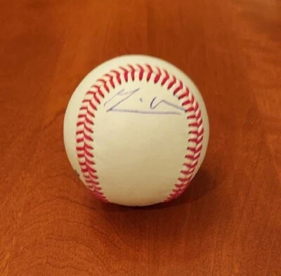 Gavin Williams Signed Cleveland Guardians Baseball - Image 1 of 3