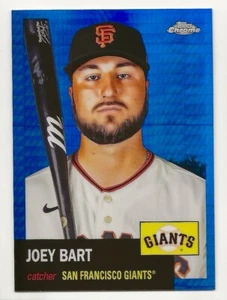 2022 Topps Chrome Platinum Anniversary - Blue Prism Refractor #222 Joey Bart - Picture 1 of 1