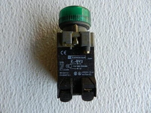 TELEMECANIQUE GREEN 120V LED PILOT LIGHT ZB.-.V3 ZB V3 LED contact block ZBV3 - Picture 1 of 3