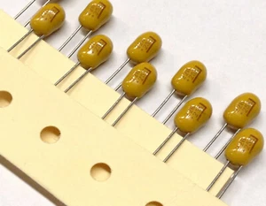 10 Stück Tantal Kondensatoren Perle 22 µF / 25 V 10 % (M0930) - Picture 1 of 6