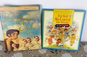Early Reader Bedtime Religious Story 2 Book Lot - Picture 1 of 6