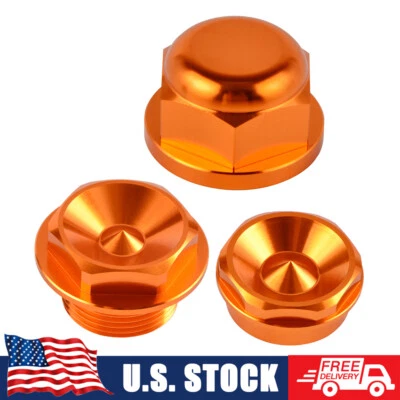 Tuerca de eje de rueda delantera trasera para KTM 250 300 350 450 500 520 525 530 EXC 2003-2015 Foto 1 de 4