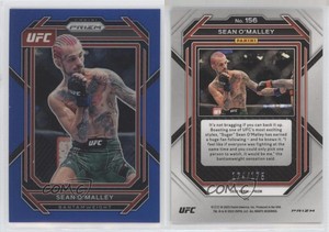 2023 Panini Prizm UFC Blue Prizm /175 Sean O'Malley #156