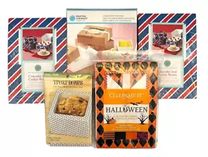 Martha Stewart Crafts Celebrate Halloween Cupcake Cookies Treat Baking Boxes Lot - Picture 1 of 5