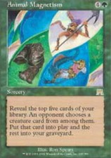 4x Animal Magnetism ~ Lightly Played Onslaught MTG Magic x4 4 UltimateMTG Playse