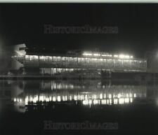 Press Photo Delta Downs horse race track lit up at night. - hpa14124