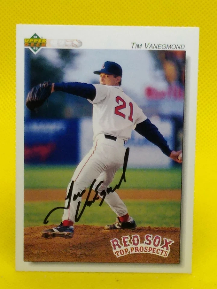 Tim Vanegmond 1992 Upper Deck #121 PERSONAL AUTOGRAPH - Image 1 of 1