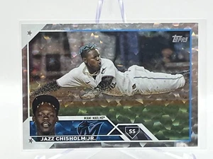2023 Topps Collector's Box Baseball Parallel Card #172 Jazz Chisholm Silver Foil - Picture 1 of 2