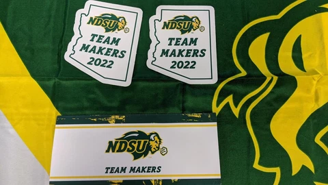 North Dakota State University season ticket holder flag bundle 3x5 Cover