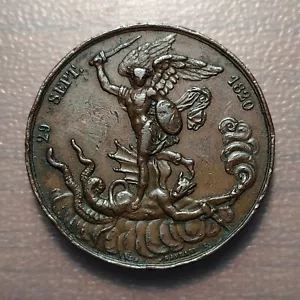 MEDALLA FRANCIA NAPOLES CAROLINA FERDINANDO LUISA DUQUESA BERRY NACIMIENTO DUQUE - Foto 1 di 2