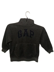 GAP Kids Hoodie Size XS/TP (4) Dark Gray Burgundy & Navy Blue - Picture 1 of 5