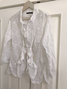 marithe francois girbaud embroidered shirt Size Small