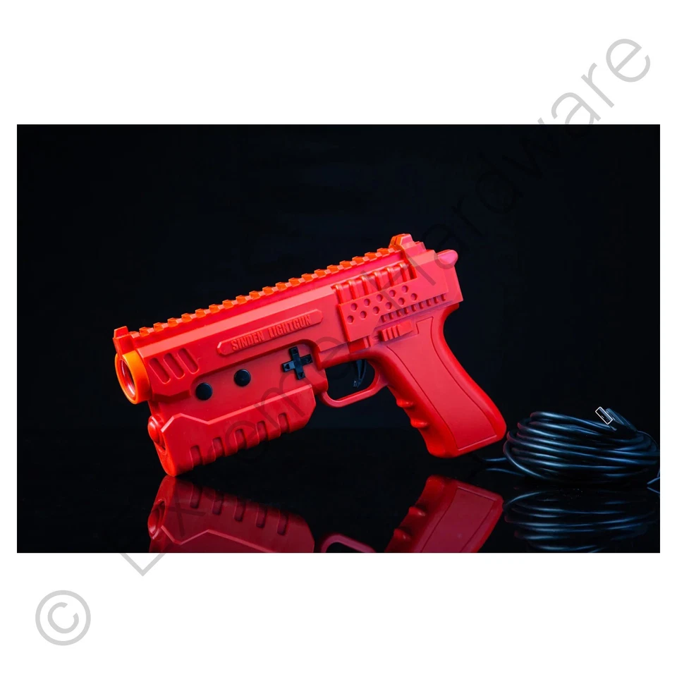 Sinden Red Arcade Recoil Light Gun Line of Sight Aiming LCD TV PC RetroPie Pi - Image 1 of 1