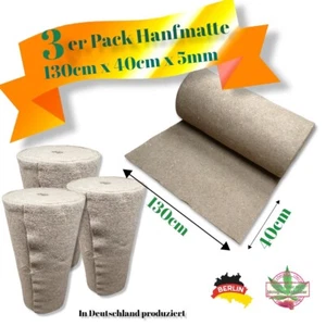 3x Hanfmatte, Nagerteppich, Bunny Pad 130cmx40cmx5mm für Kaninchen, Nager, Käfig - Bild 1 von 7