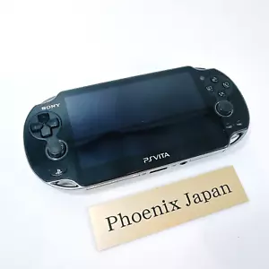 SONY PS Vita PCH-1100 Crystal black Console - Picture 1 of 8