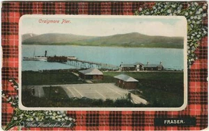 CRAIGMORE PIER, TENNIS COURT - Bute Postcard Caledonia Series - Picture 1 of 2