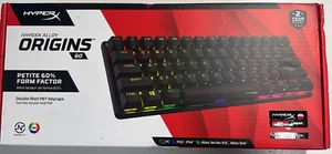 NUOVA TASTIERA DA GIOCO MECCANICA HYPERX LEGHE ORIGINS GO - UK QWERTY - Foto 1 di 4