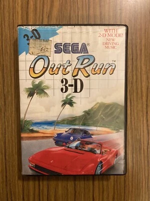 Out Run 3-D Sega Master System, *re-labelled cartridge* Unique Misprint Edition - Image 1 of 4