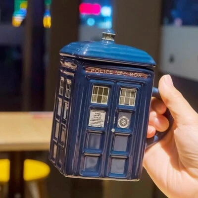Cosplay Doctor Who Police Call Box Mug Tardis Ceramic Tea Coffee Cup Xmas Gifts - Image 1 of 4