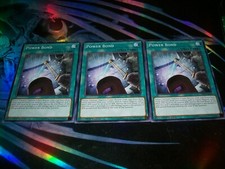 3x Power Bond 1st Edition Common LED3-EN022 Yu-Gi-Oh!