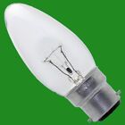 10x 40W Clear Candle Dimmable Filament Light Bulbs, B22, BC, Bayonet Cap Lamps
