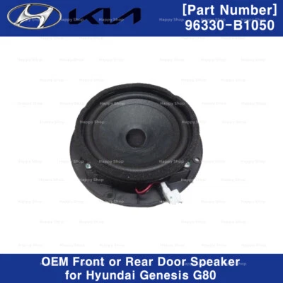 96330B1050 OEM Front or Rear Door Speaker Premium Audio for Hyundai Genesis G80 - Image 1 of 2