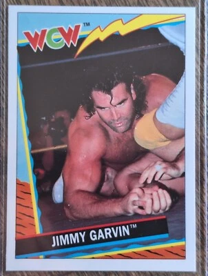 Diamond Studd, Jimmy Garvin ERROR 1992 WCW Topps UK Card #35 Ireland  - Image 1 of 4