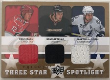 2008-09 Upper Deck Trilogy Three Star Spotlights #3SSSG Staal/Getzlaf/St. Louis