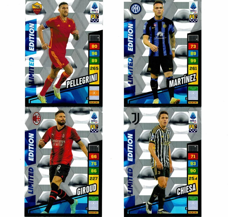 PANINI ADRENALYN XL CALCIATORI 2023-24 2024 CARDS LIMITED EDITION A SCELTA