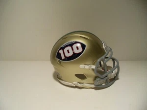 Custom 1969 Miami Hurricanes "100" Throwback Mini Helmet - Bild 1 von 3