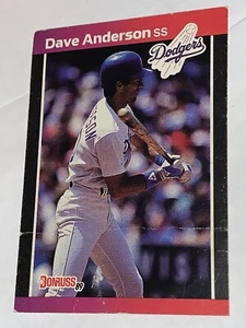 Tarjeta coleccionable deportiva de béisbol 1988 David (Dave) Carter Anderson Dodgers Leaf 434 - Imagen 1 de 2