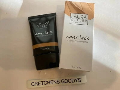 Laura Geller Cover Lock Cream Foundation Tan Full Size NIB - Image 1 of 2