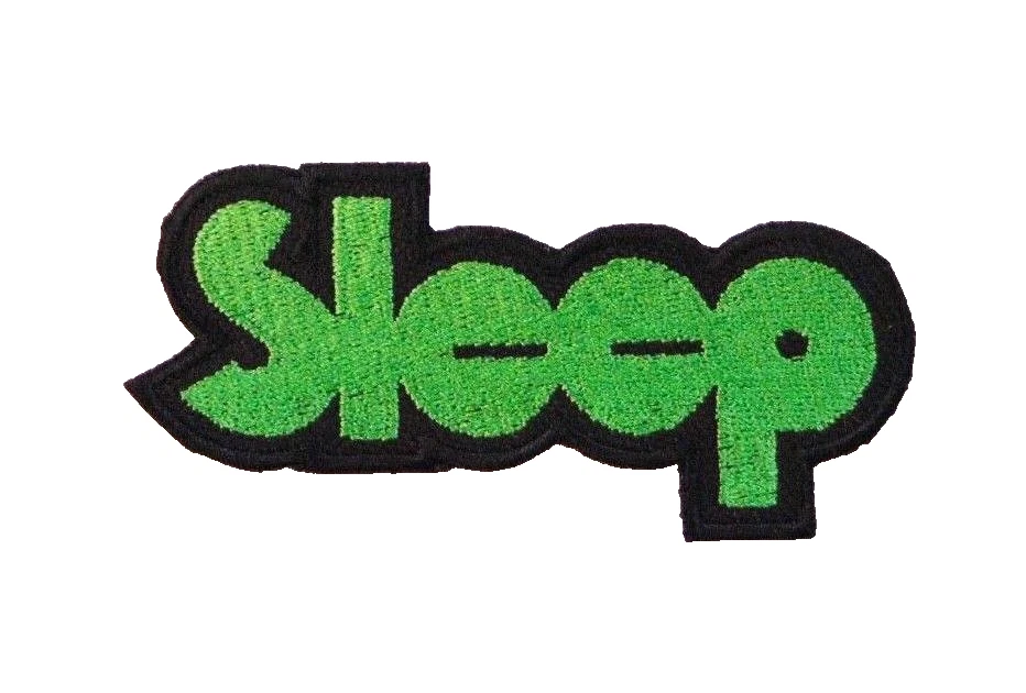 SLEEP Patch Sleep Band Patch Embroidered High on Fire Neurosis Electric Wizard  - Image 1 of 1