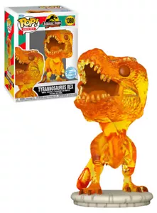 Funko POP! Movies Jurassic Park #1380 Tyrannosaurus Rex (Amber) - New, Mint - Picture 1 of 3