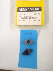 5 INSERTOS CERMET KENNAMETAL DCMT 432 NUEVOS. DCMT 15 04 08. GRADO: KT175. {X69} - Imagen 1 de 1