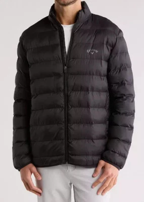 Chaqueta de golf Callaway para hombre talla XL negra acolchada acolchada bolsillos con cremallera completa nueva con etiquetas Foto 1 de 4