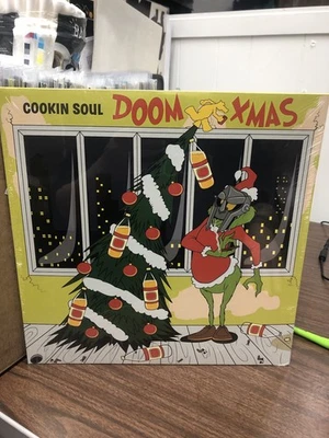 New ListingCookin Soul MF DOOM XMAS Vinyl - Sealed green marble wax