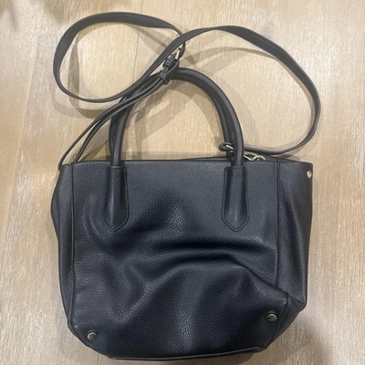 Bolso Bandolera A New Day Negro con Cremallera Cuero Sintético Foto 1 de 4